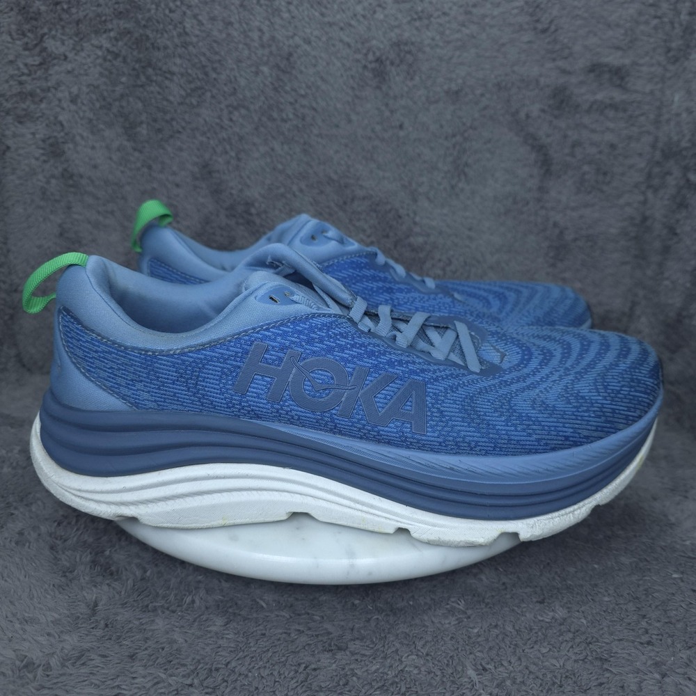 Hoka Gaviota 5 Shoes Mens Size 11 Blue Cushioned Running Sneakers 1127929 DHN